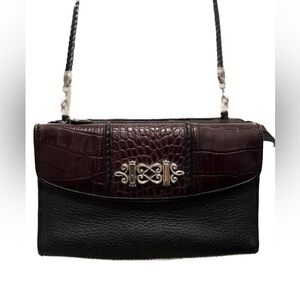 Y2K VINTAGE LEATHER CLUTCH BAG